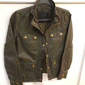 J. Crew Women's Downtown Field Jacket - Olive Green - XS